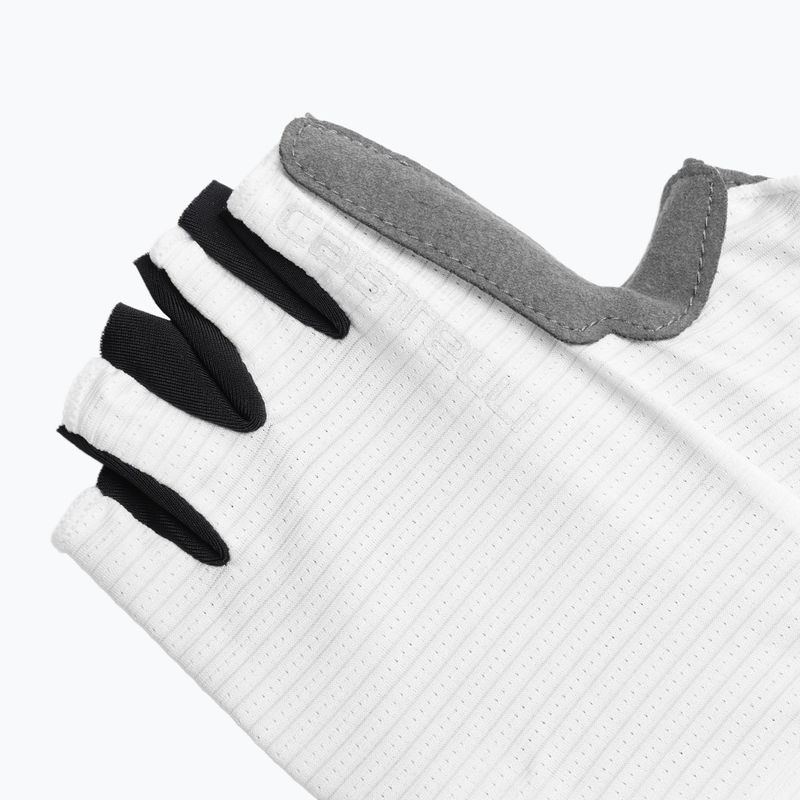 Women's cycling gloves Castelli Espresso ivory 4