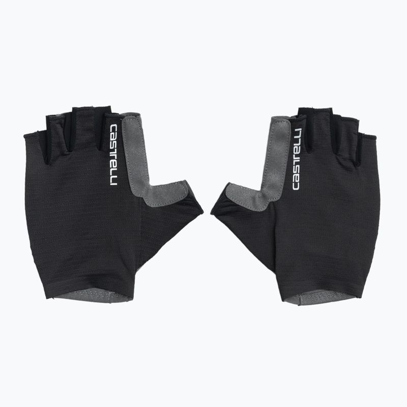 Men's Castelli Espresso light black cycling gloves 2