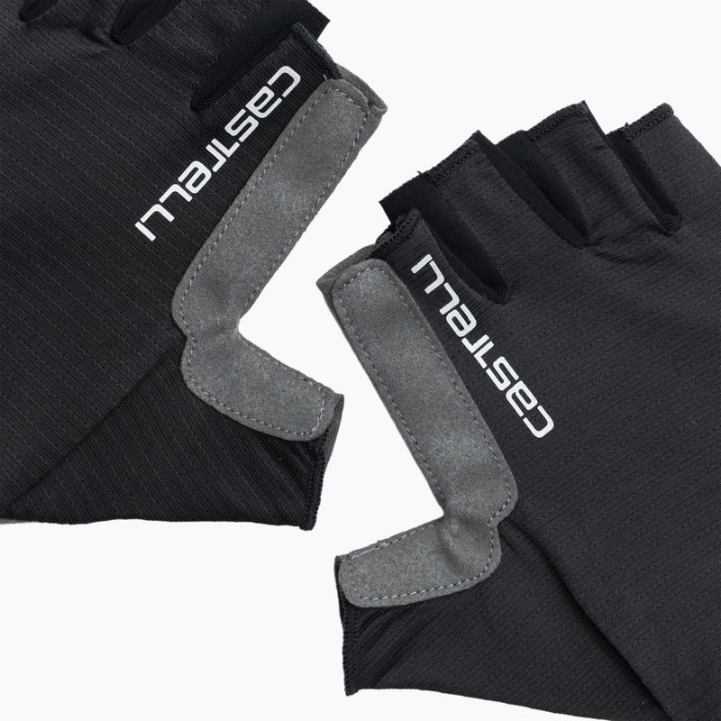 Men's Castelli Espresso light black cycling gloves 4
