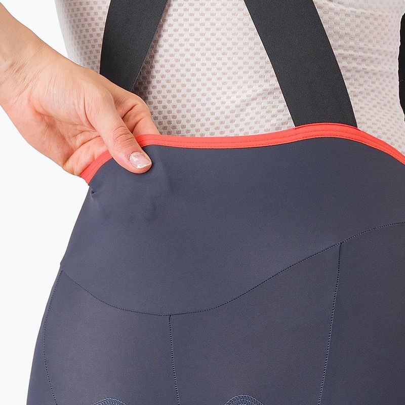 Women's cycling shorts Castelli Prima 2 DT W twillight blue/hibiscus 4