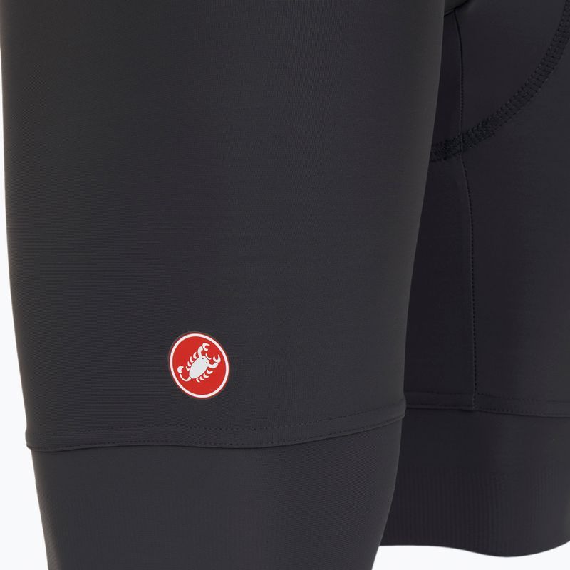 Castelli Prima 2 women's cycling shorts dark grey/pool blue 3