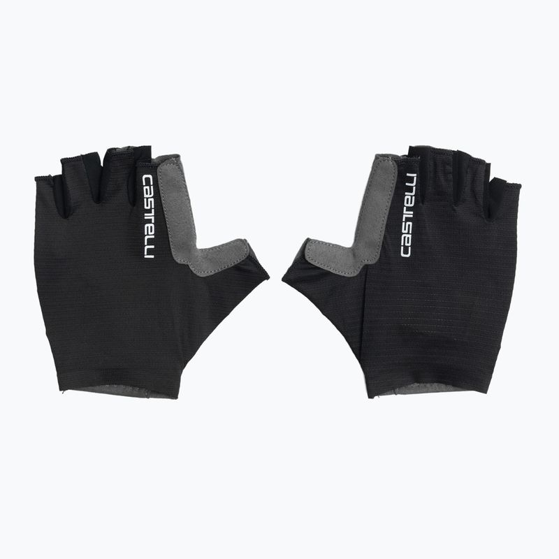 Women's cycling gloves Castelli Espresso light black 2
