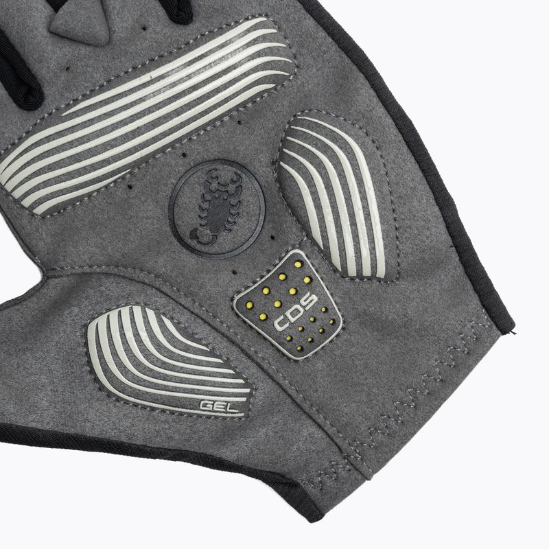 Women's cycling gloves Castelli Espresso light black 5