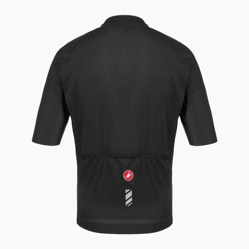Men's Castelli Unlimited Entrata 3 light black cycle jersey 2