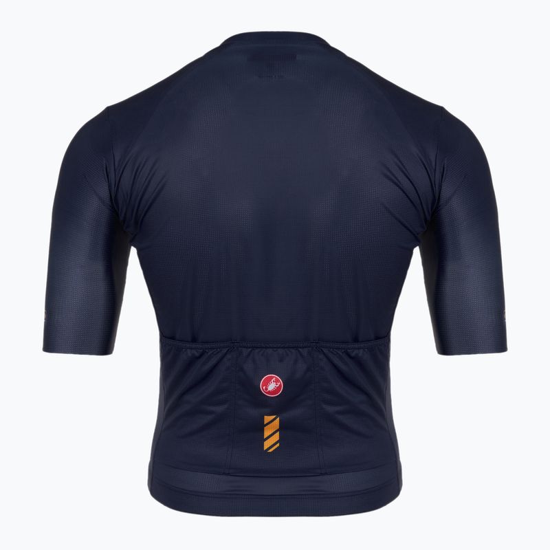 Men's Castelli Unlimited Entrata 3 belgian blue cycle jersey 2