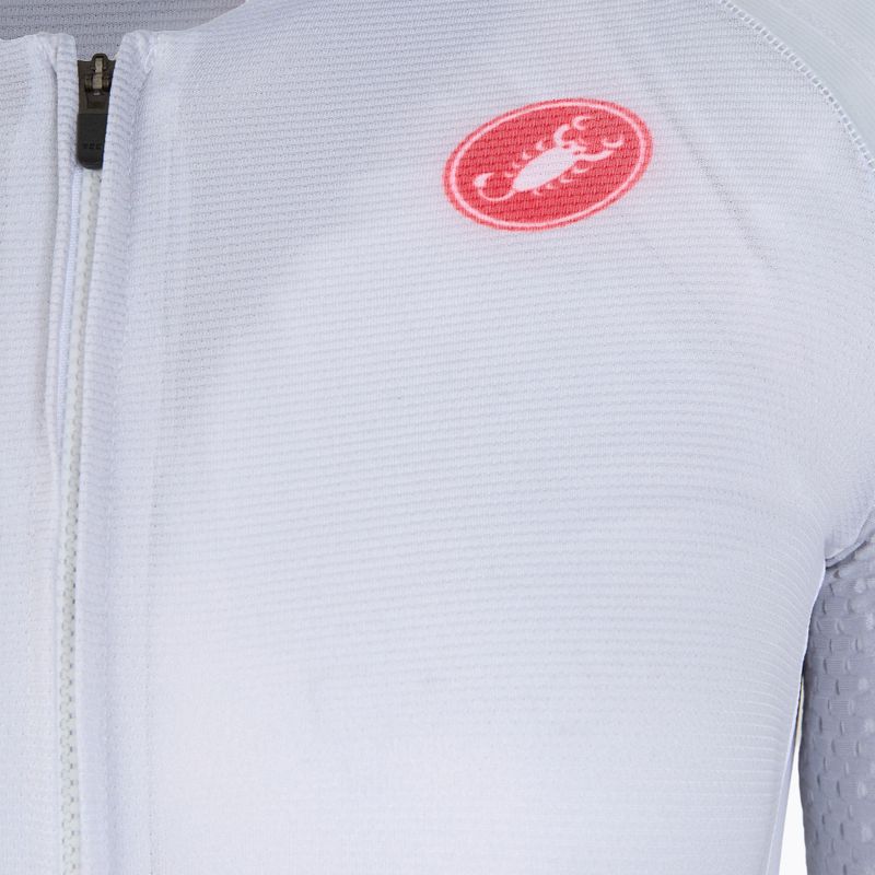 Women's cycling suit Castelli Free Sanremo 3 SS W white/black 3