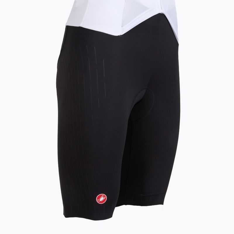 Women's cycling suit Castelli Free Sanremo 3 SS W white/black 5