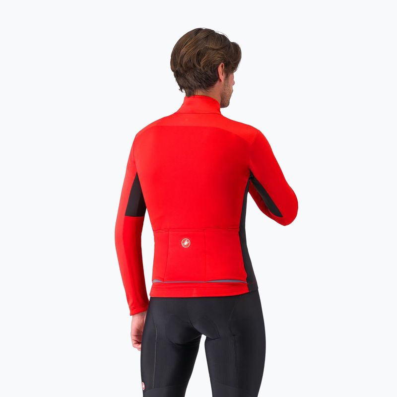Men's cycling jacket Castelli Entrata 2 red/black 2