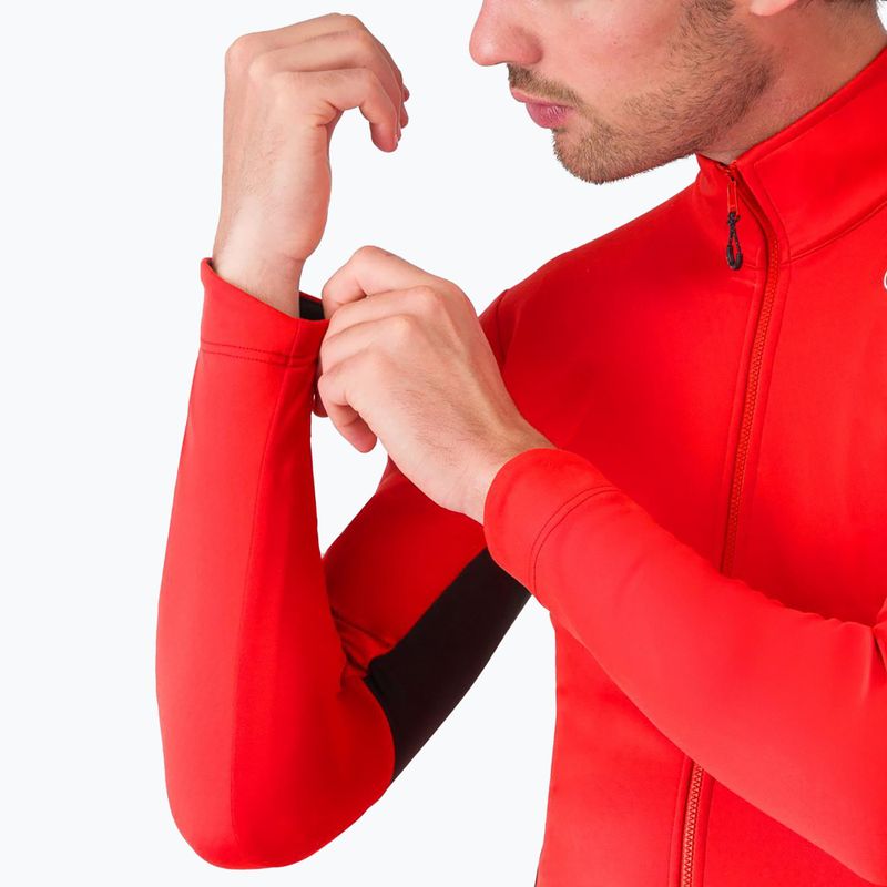 Men's cycling jacket Castelli Entrata 2 red/black 5
