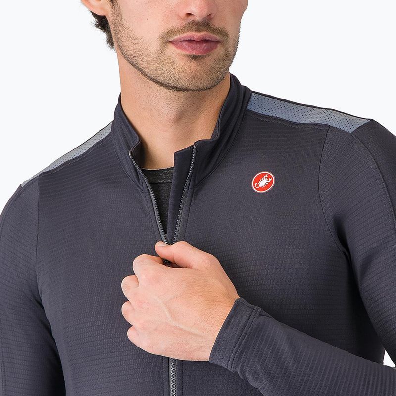 Men's cycling longsleeve Castelli Puro 4 dark gray 3