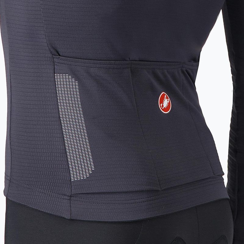 Men's cycling longsleeve Castelli Puro 4 dark gray 4