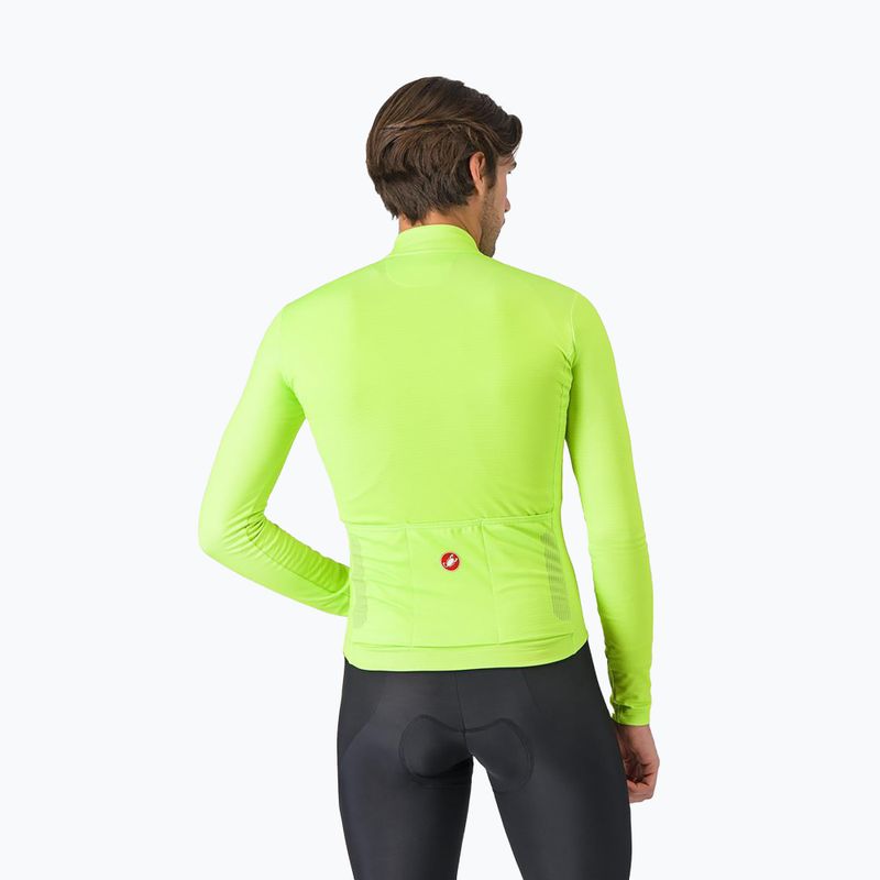 Men's cycling longsleeve Castelli Puro 4 electric lime 2