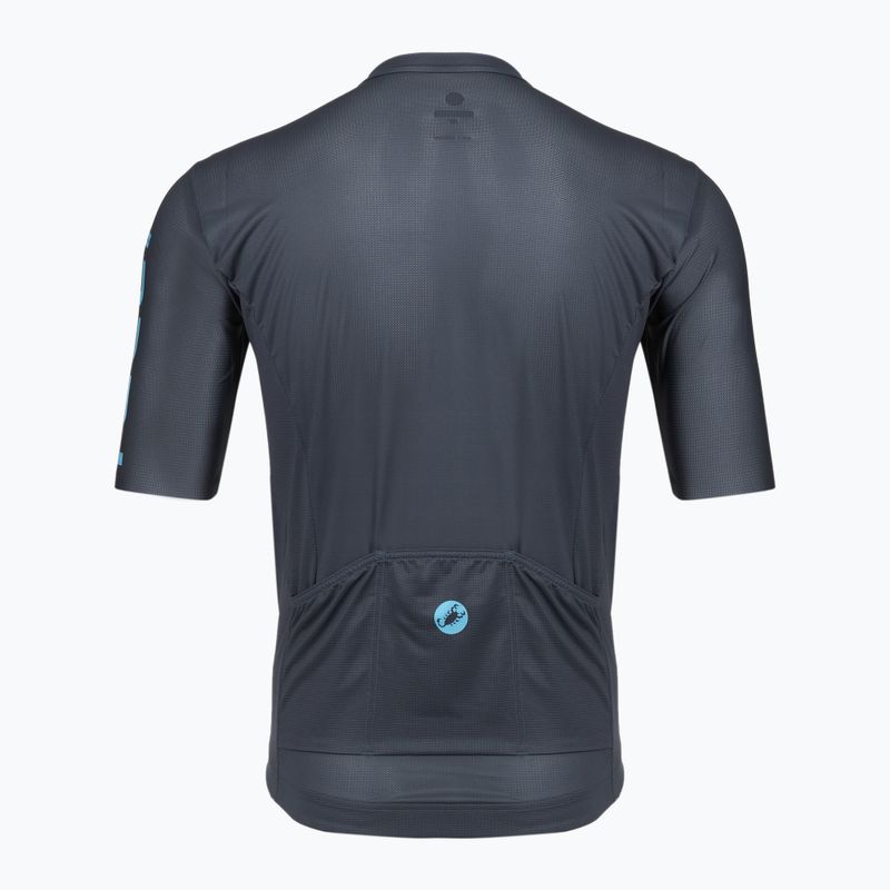 Men's cycling jersey Castelli Entrata Apex twilight blue/neon cobalt 2