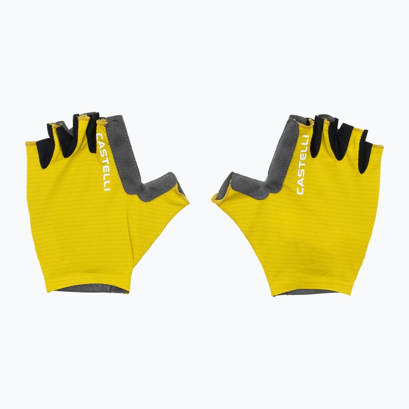 Men's cycling gloves Castelli Espresso mango mojito 6
