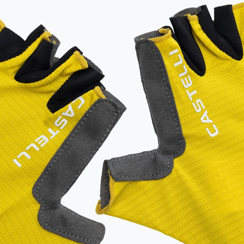 Men's cycling gloves Castelli Espresso mango mojito 3