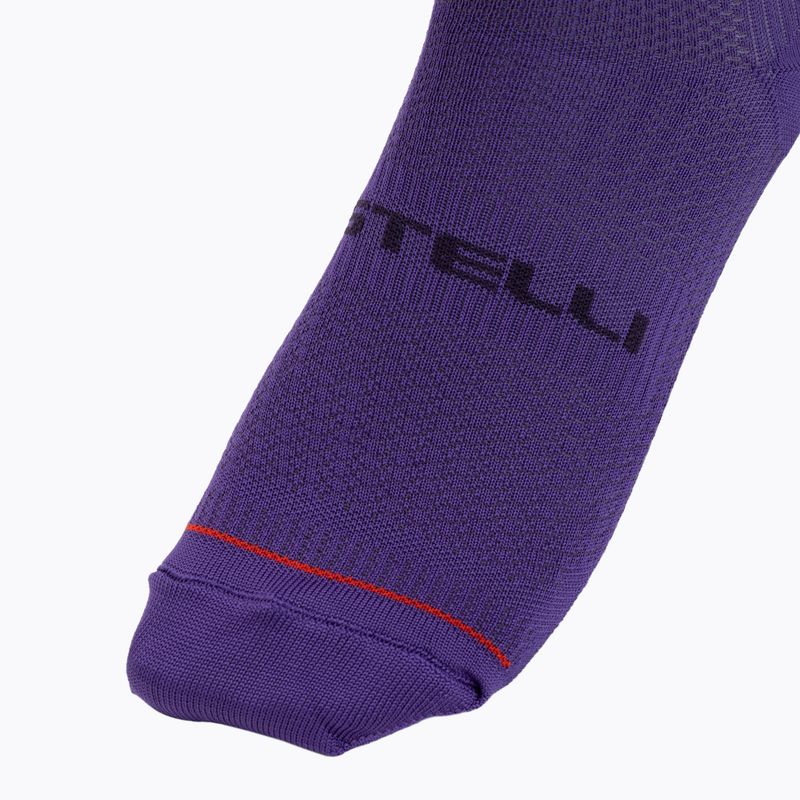 Women's socks Castelli Espresso 12 W ultraviolet 3