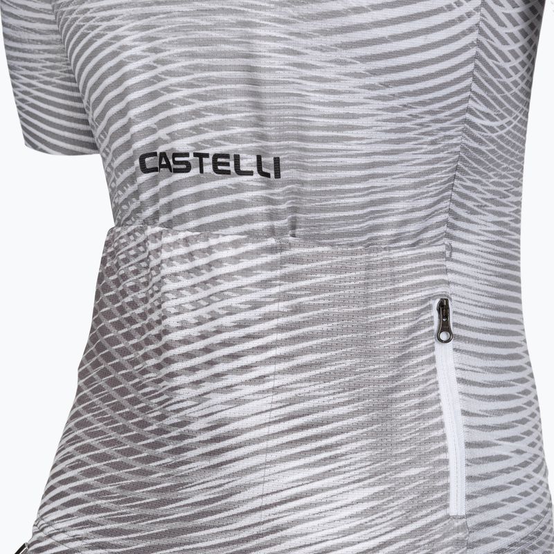 Women's cycling jersey Castelli Cosmic Vortex gray 4