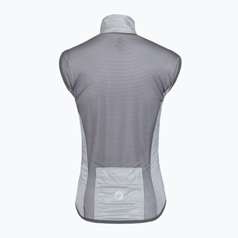 Women's cycling vest Castelli Aria Shell 2 silver gray 2