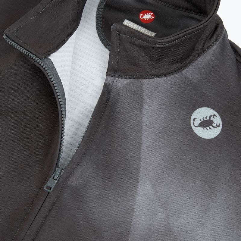 Women's cycling longsleeve Castelli Prismatic Thermal Jersey smoky gray 3
