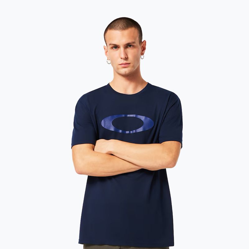 Men's Oakley O-Bold Ellipse team navy T-shirt 5