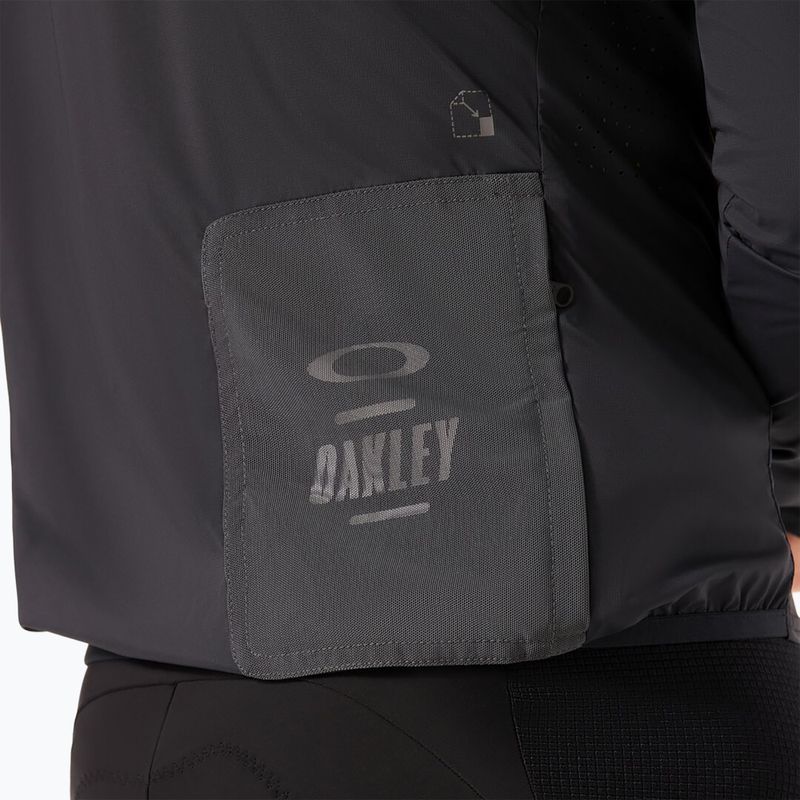 Men's Oakley Off Grid Packable blackout cycling jacket 9