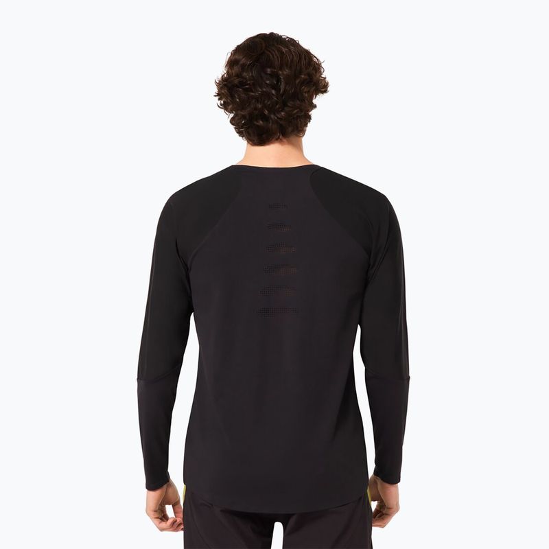 Oakley Seeker Airline blackout men's cycling longsleeve 3