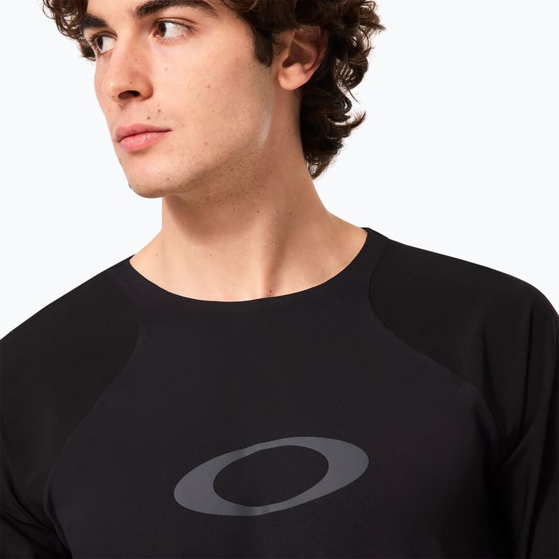 Oakley Seeker Airline blackout men's cycling longsleeve 6