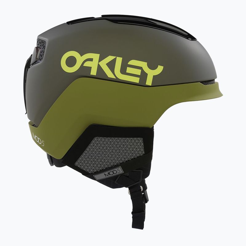 Oakley Mod5 matte dark brush/fern fp ski helmet 4