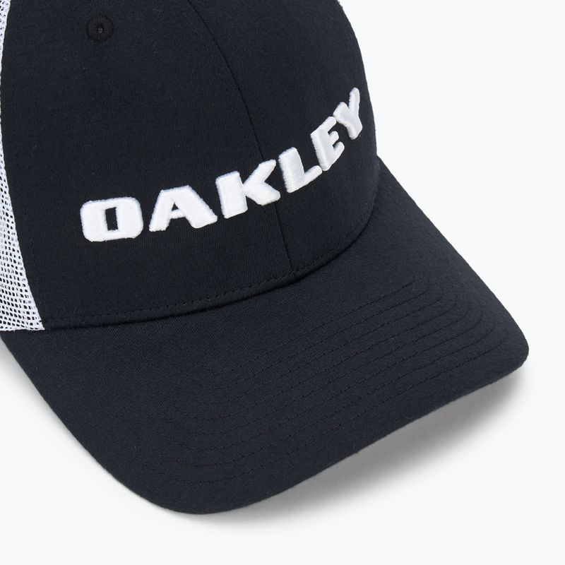 Men's Oakley Heather New Era Bark Logo blackout baseball cap 3