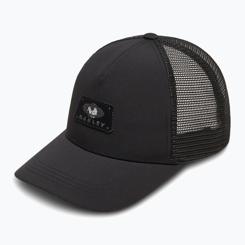 Men's Oakley Patch Ellipse Tracker blackout baseball cap