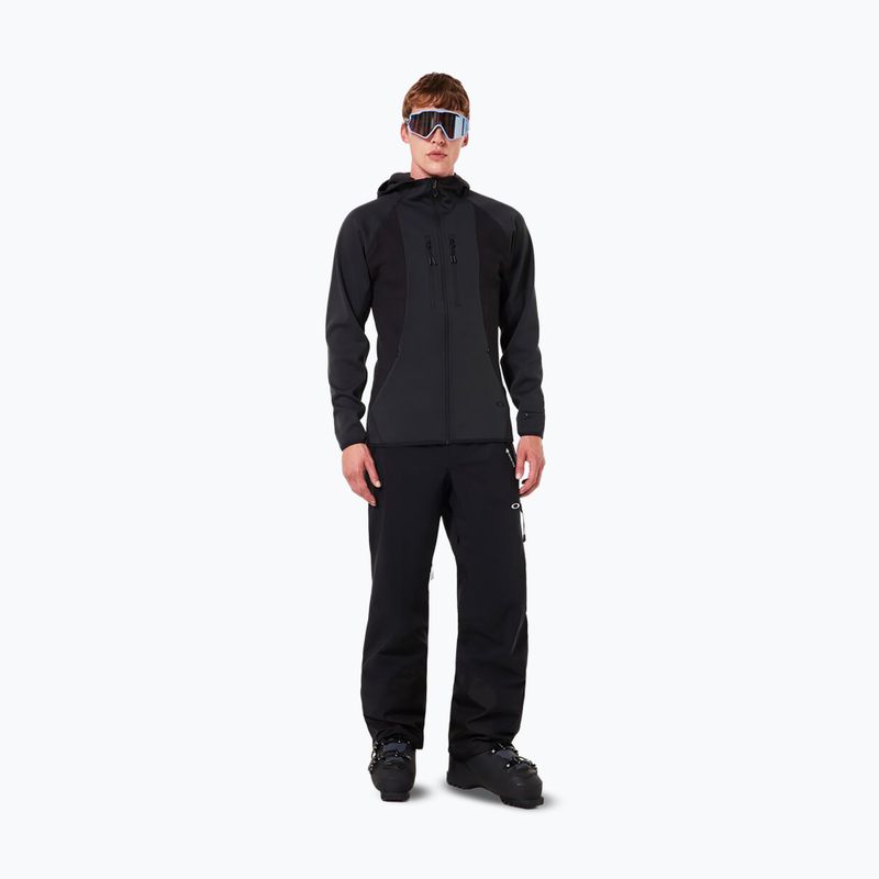 Men's snowboard sweatshirt Oakley Drift Tech Fleece Hoodie blackout 2