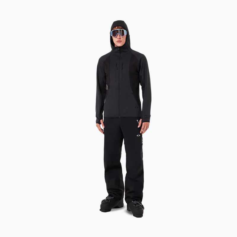 Men's snowboard sweatshirt Oakley Drift Tech Fleece Hoodie blackout 4