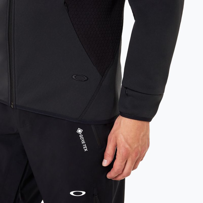 Men's snowboard sweatshirt Oakley Drift Tech Fleece Hoodie blackout 9