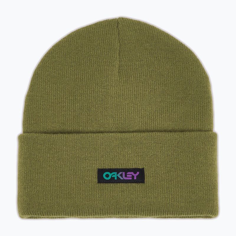 Oakley B1B Gradient Patch Beanie fern winter beanie