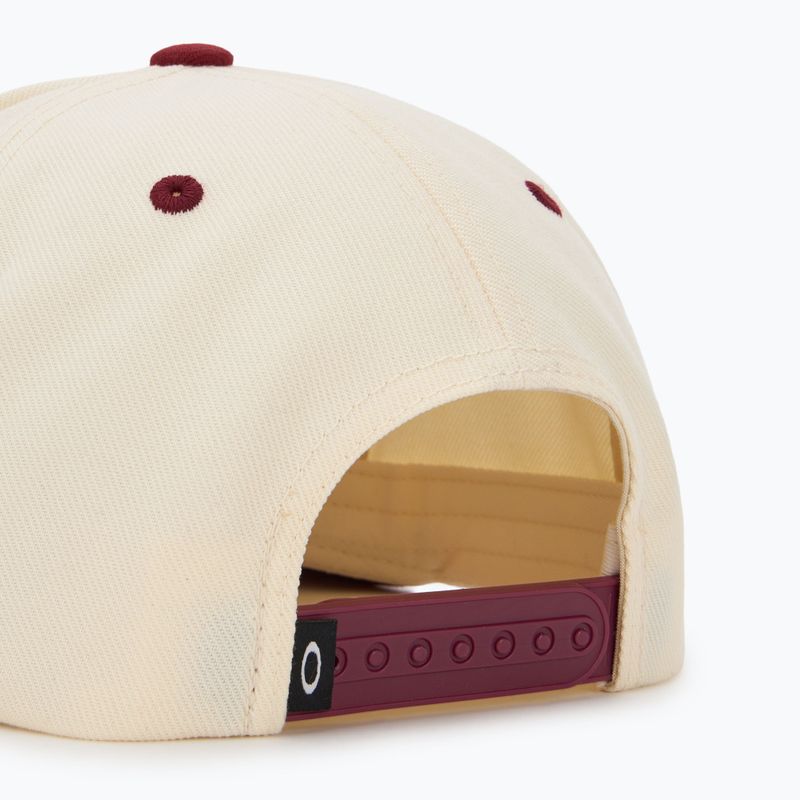 Oakley Mark III men's baseball cap arctic white/iron red 4