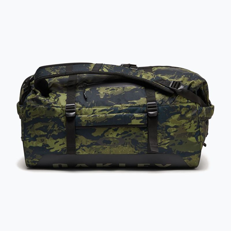 Oakley Road Trip RC Duffle 50 l tiger camo green travel bag