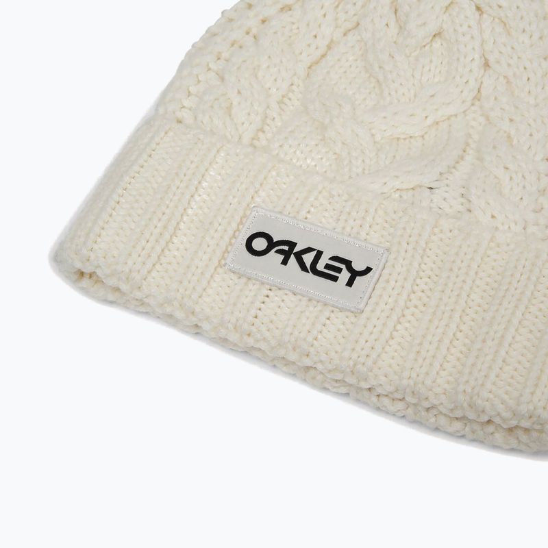 Oakley Harper Pom Beanie arctic white/blackout winter beanie 4