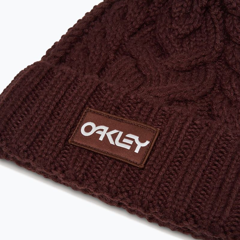 Oakley Harper Pom Beanie grenache winter beanie 4