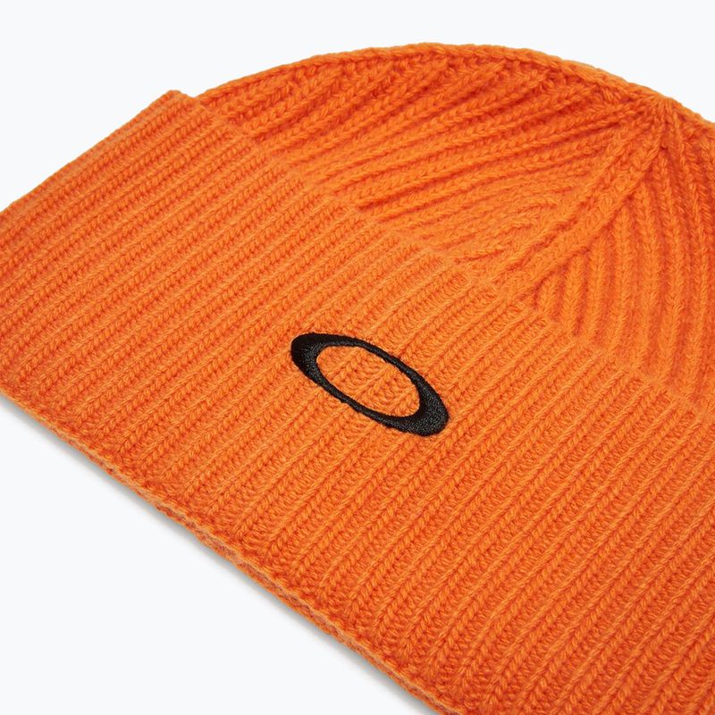 Oakley Ellipse Ribbed Beanie winter beanie ginger 2