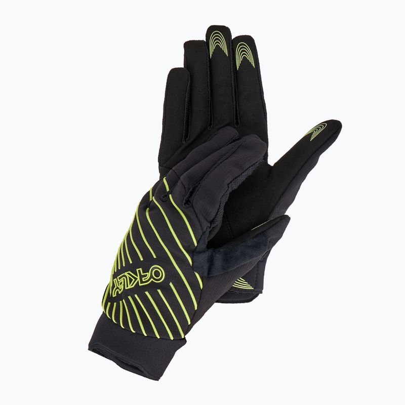 Oakley Drop In MTB Glove 2.0 black/lt green cycling glove