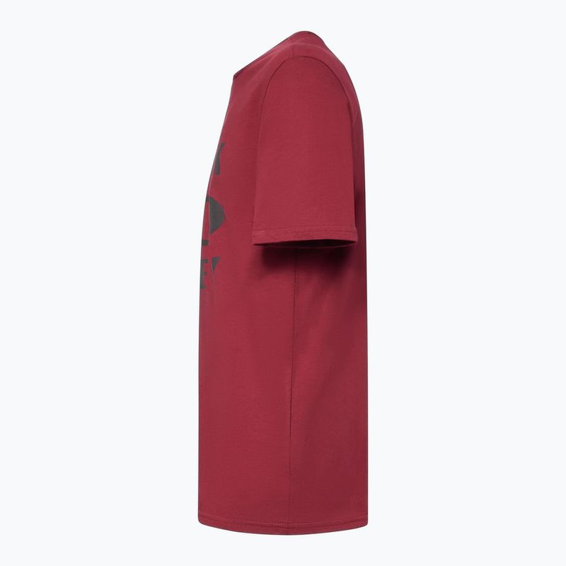 Men's Oakley Bark Ellipse Tee iron red 3