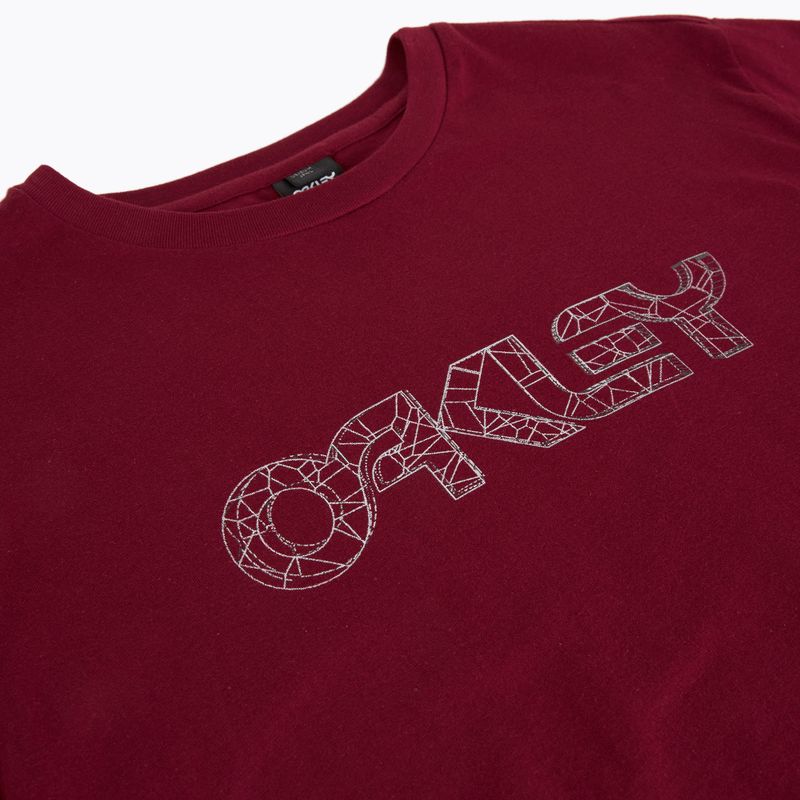 Men's Oakley Wire B1B Tee iron red 3