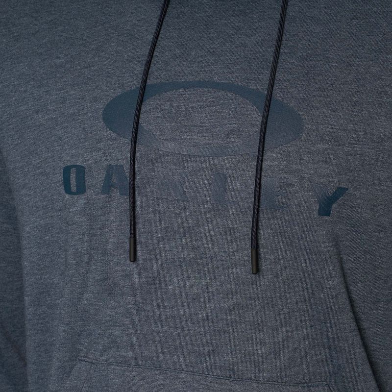 Men's Oakley Bark Fleece Hoodie fathom heather 3