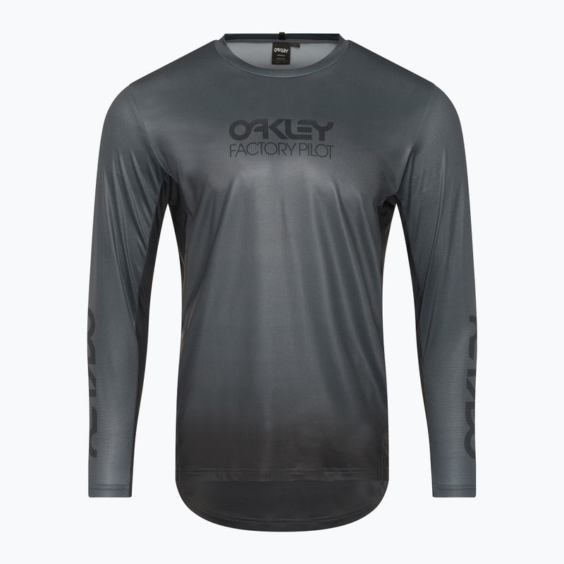 Men's Oakley Maven Coast 2.0 LS gradient black grey cycling longsleeve