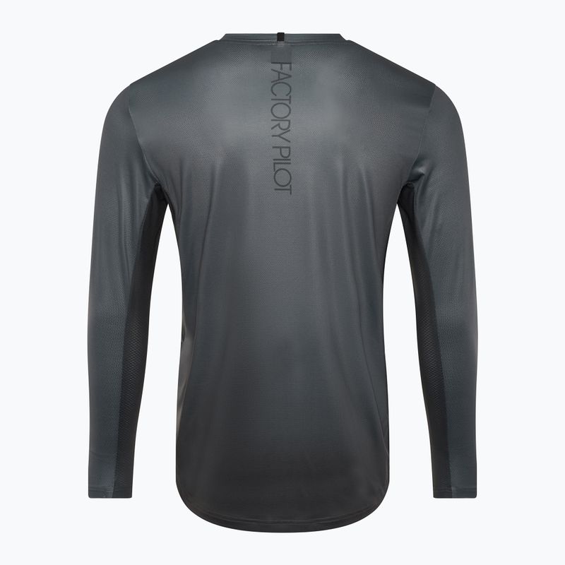 Men's Oakley Maven Coast 2.0 LS gradient black grey cycling longsleeve 2