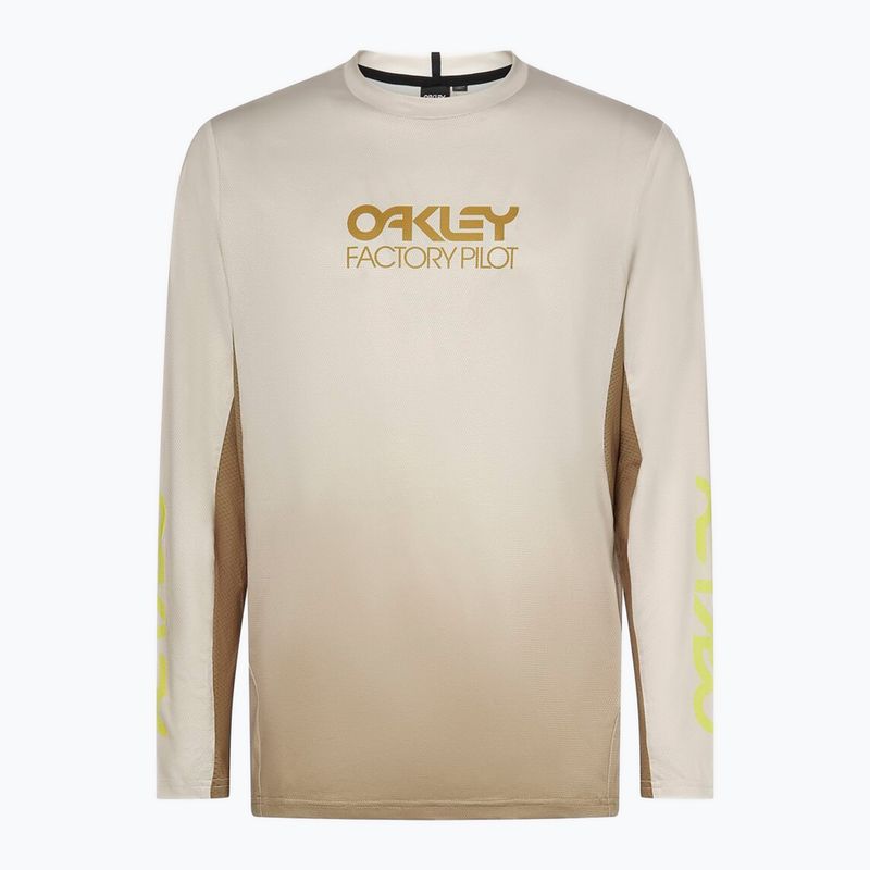 Men's Oakley Maven Coast 2.0 LS gradient pebble mist cycling longsleeve 6