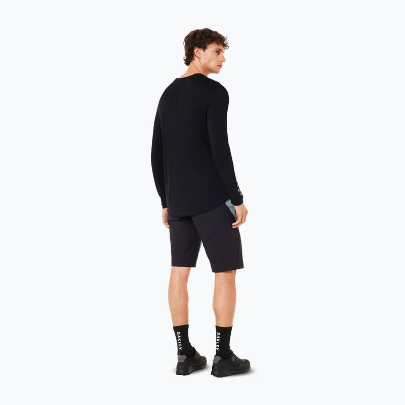 Men's cycling longsleeve Oakley Seeker Flow LS02E blackout 3