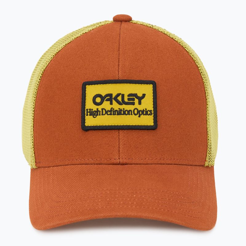 Men's Oakley Oakley B1B Hdo Patch Trucker auburn/sulfide baseball cap 2