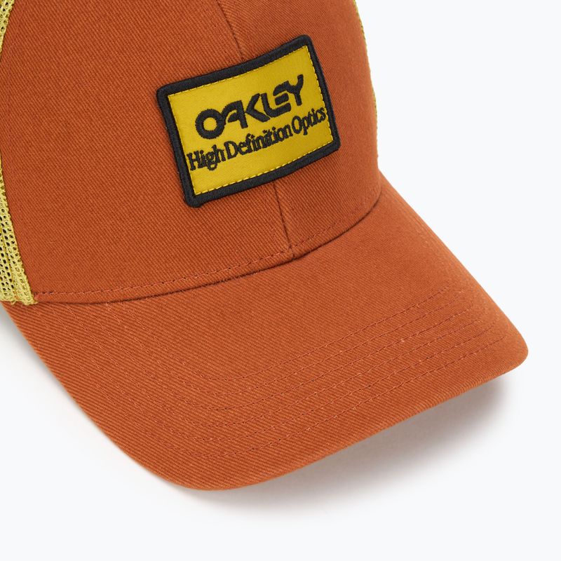 Men's Oakley Oakley B1B Hdo Patch Trucker auburn/sulfide baseball cap 3