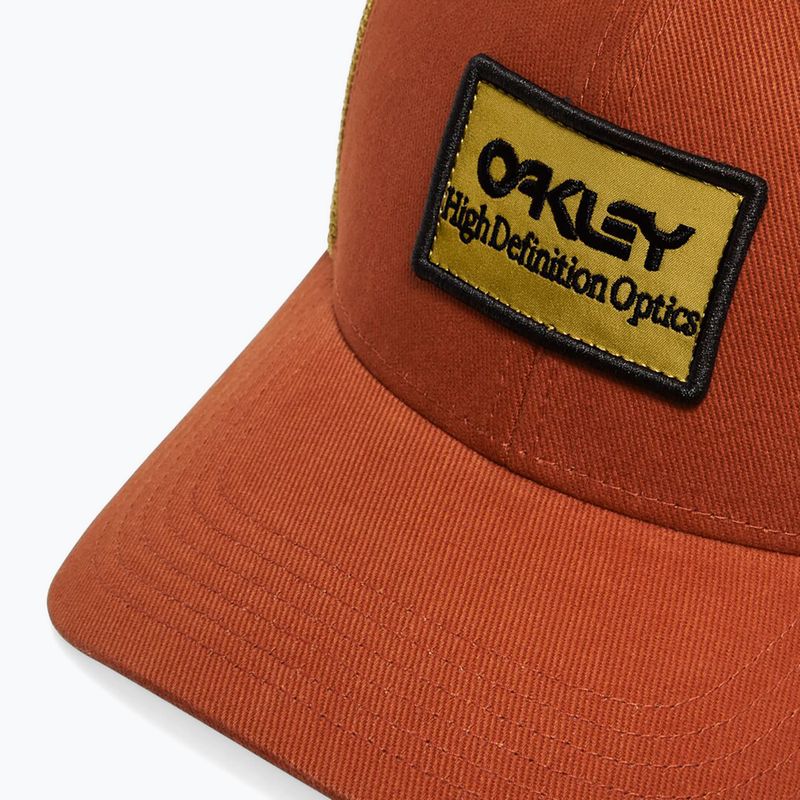 Men's Oakley Oakley B1B Hdo Patch Trucker auburn/sulfide baseball cap 3